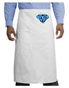 Space Diamond Adult Bistro Apron-Bistro Apron-TooLoud-White-One-Size-Adult-Davson Sales