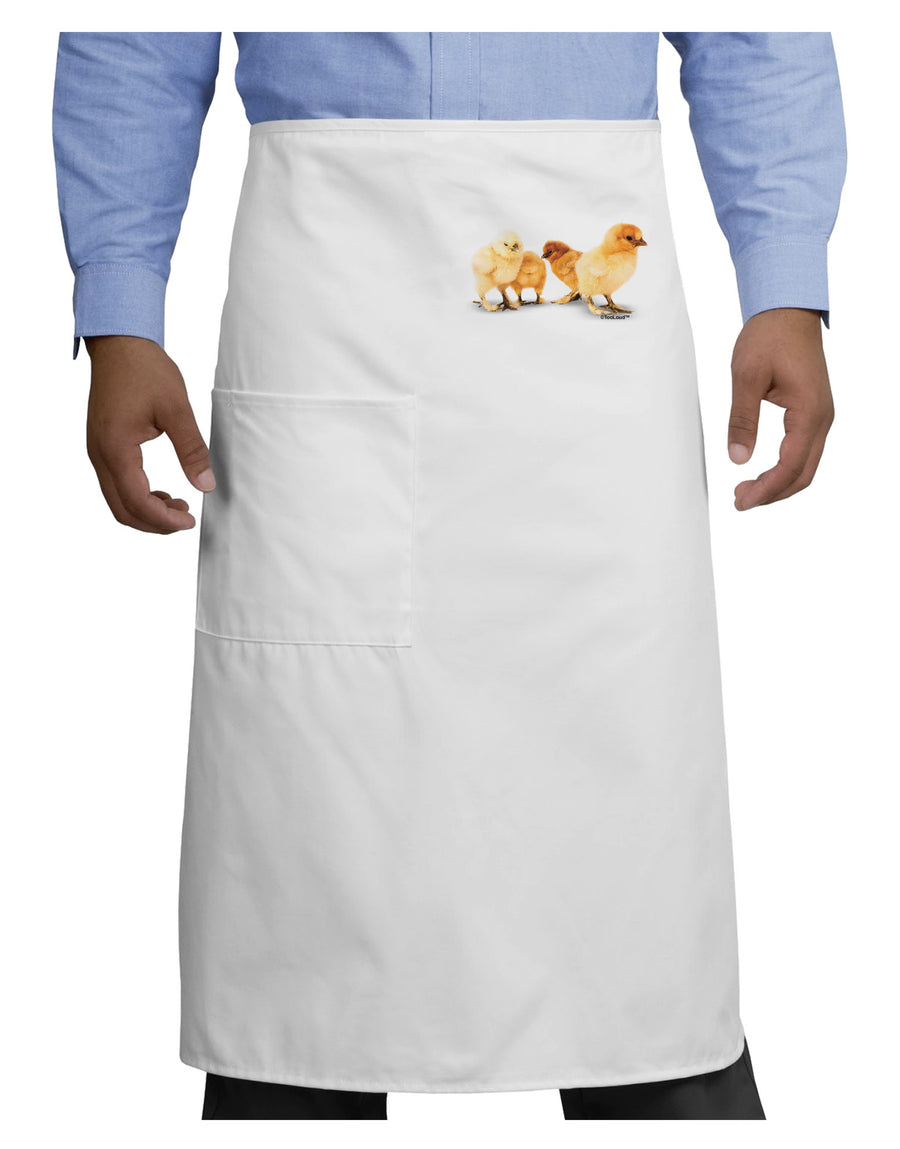 Cute Chicks Adult Bistro Apron-Bistro Apron-TooLoud-White-One-Size-Adult-Davson Sales