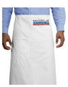 Property of America Adult Bistro Apron-Bistro Apron-TooLoud-White-One-Size-Adult-Davson Sales