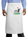 Tiger Would Adult Bistro Apron-Bistro Apron-TooLoud-White-One-Size-Adult-Davson Sales