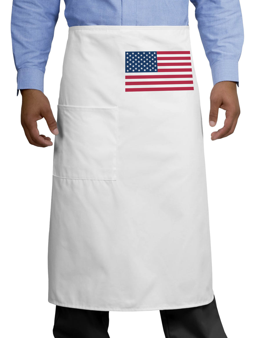 American Flag Adult Bistro Apron-Bistro Apron-TooLoud-White-One-Size-Adult-Davson Sales