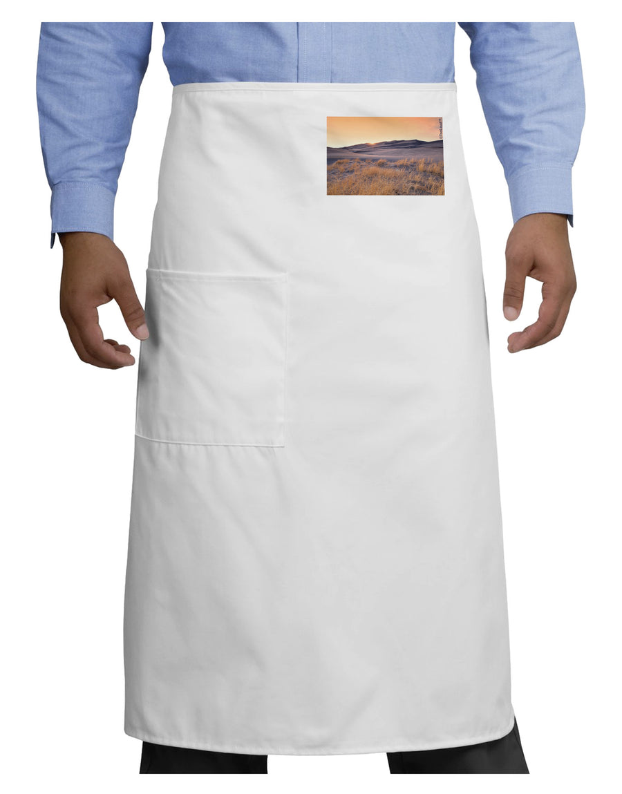 Colorado Sand Dunes Adult Bistro Apron-Bistro Apron-TooLoud-White-One-Size-Adult-Davson Sales