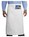 Colorado Snowy Mountains Cutout Adult Bistro Apron-Bistro Apron-TooLoud-White-One-Size-Adult-Davson Sales