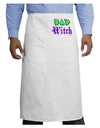 Bad Witch Color Green Adult Bistro Apron-Bistro Apron-TooLoud-White-One-Size-Adult-Davson Sales