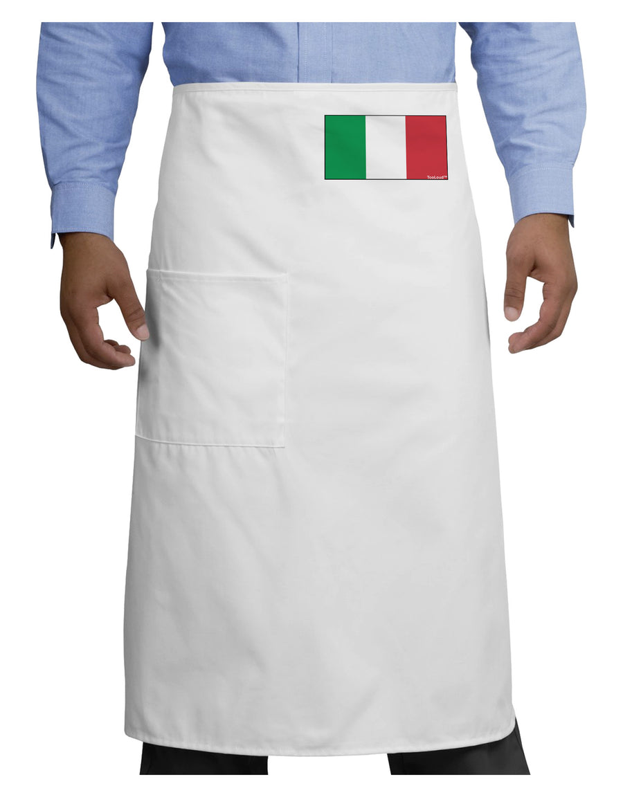 Italian Flag - Italy Adult Bistro Apron by TooLoud-Bistro Apron-TooLoud-White-One-Size-Adult-Davson Sales