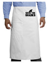 Save The Sharks - Fin Adult Bistro Apron-Bistro Apron-TooLoud-White-One-Size-Adult-Davson Sales