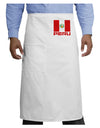 Peru Flag Adult Bistro Apron-Bistro Apron-TooLoud-White-One-Size-Adult-Davson Sales