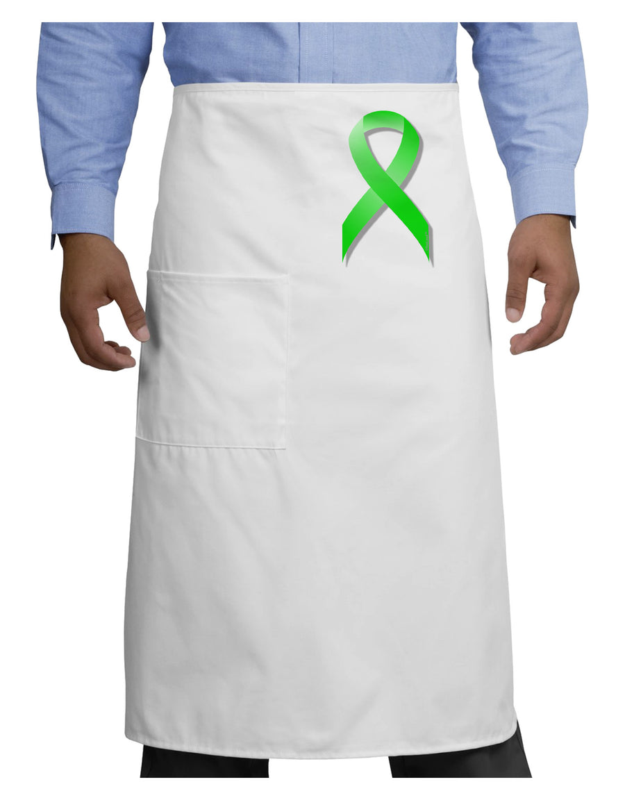 Lyme Disease Awareness Ribbon - Lime Green Adult Bistro Apron-Bistro Apron-TooLoud-White-One-Size-Adult-Davson Sales