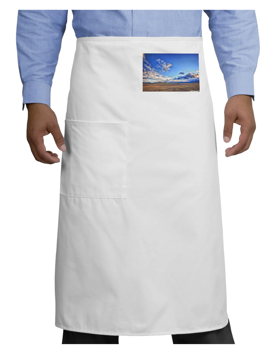 Garden of the Gods Colorado Adult Bistro Apron-Bistro Apron-TooLoud-White-One-Size-Adult-Davson Sales