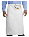 Kyu-T Head - Day Beartholomew Teddy Bear Adult Bistro Apron-Bistro Apron-TooLoud-White-One-Size-Adult-Davson Sales