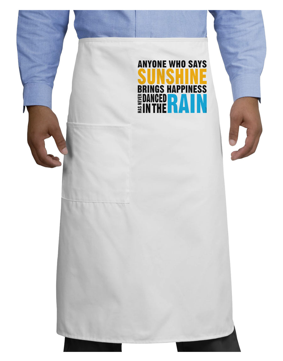 Anyone Who Says Sunshine Inspirational Quote Adult Bistro Apron-Bistro Apron-TooLoud-White-One-Size-Adult-Davson Sales