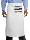 World's Okayest Grandpa Adult Bistro Apron-Bistro Apron-TooLoud-White-One-Size-Adult-Davson Sales