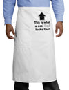 This is What a Cool Dad Looks Like Adult Bistro Apron-Bistro Apron-TooLoud-White-One-Size-Adult-Davson Sales