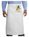 St Patricks Day Leprechaun Doge Adult Bistro Apron-Bistro Apron-TooLoud-White-One-Size-Adult-Davson Sales