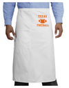 Texas Football Adult Bistro Apron by TooLoud-Bib Apron-TooLoud-White-One-Size-Adult-Davson Sales