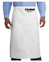 Zombie Level 1 - Funny - Halloween Adult Bistro Apron-Bistro Apron-TooLoud-White-One-Size-Adult-Davson Sales