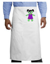 Zombie Girl Halloween Adult Bistro Apron-Bistro Apron-TooLoud-White-One-Size-Adult-Davson Sales