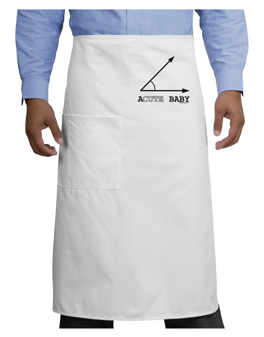 Acute Baby Adult Bistro Apron-Bistro Apron-TooLoud-White-One-Size-Adult-Davson Sales