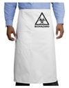 Biohazard Sign Distressed Adult Bistro Apron-Bistro Apron-TooLoud-White-One-Size-Adult-Davson Sales