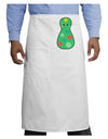 Cute Christmas Tree Matryoshka Nesting Doll Adult Bistro Apron-Bistro Apron-TooLoud-White-One-Size-Adult-Davson Sales