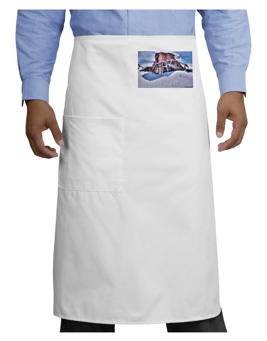 TooLoud Victor Mines Colorado Adult Bistro Apron-Bistro Apron-TooLoud-White-One-Size-Adult-Davson Sales