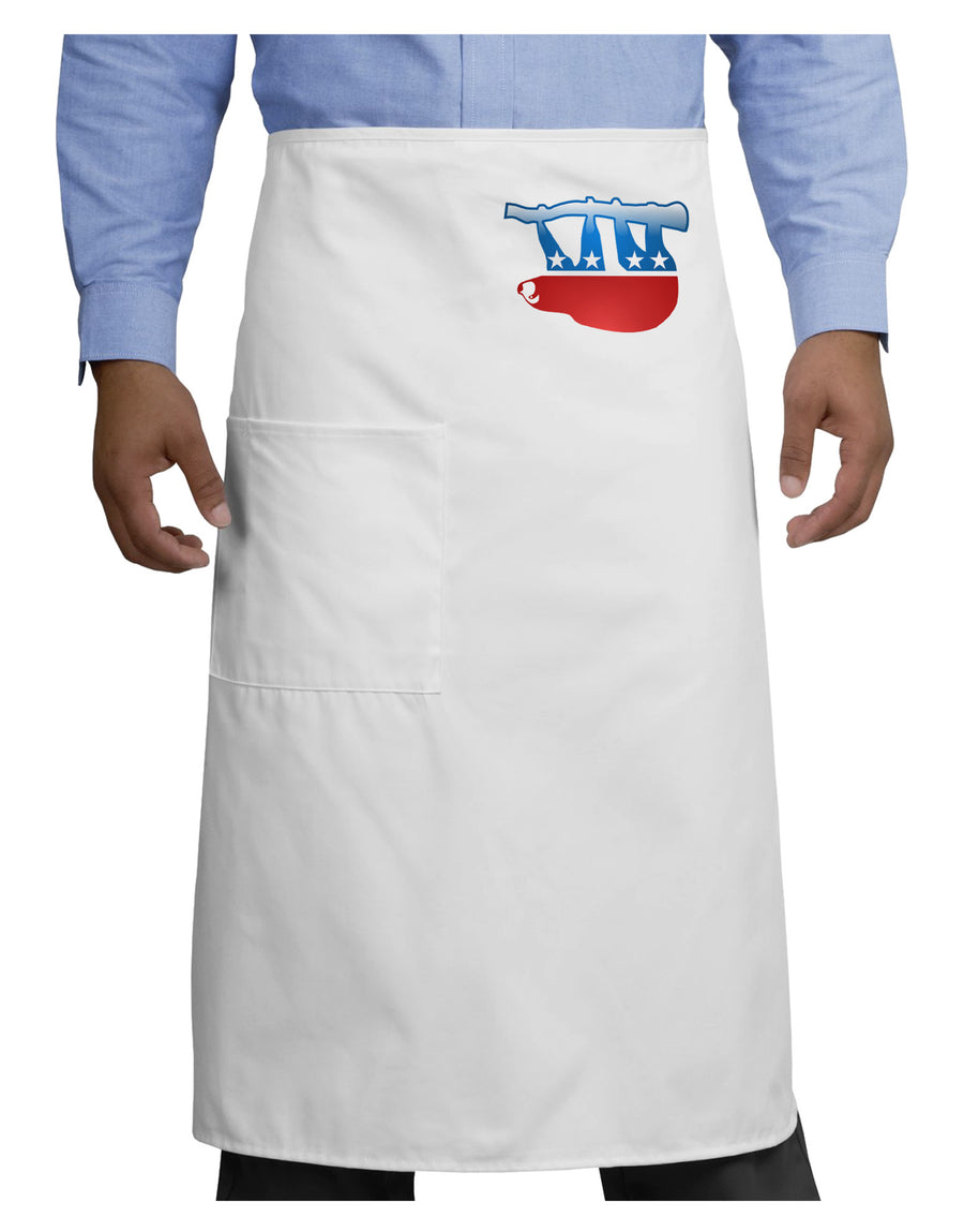 Sloth Political Party Symbol Adult Bistro Apron-Bistro Apron-TooLoud-White-One-Size-Adult-Davson Sales