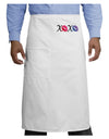 TooLoud XOXO Kisses Adult Bistro Apron-Bistro Apron-TooLoud-White-One-Size-Adult-Davson Sales