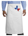 State of Texas Flag Design - Distressed Adult Bistro Apron-Bistro Apron-TooLoud-White-One-Size-Adult-Davson Sales