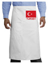 Turkey Flag with Text Adult Bistro Apron by TooLoud-Bistro Apron-TooLoud-White-One-Size-Adult-Davson Sales