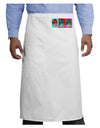 Extraterrestial Pop-art #2 Adult Bistro Apron by TooLoud-Bistro Apron-TooLoud-White-One-Size-Adult-Davson Sales