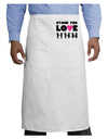 Stand For Love Pink Heart Adult Bistro Apron-Bistro Apron-TooLoud-White-One-Size-Adult-Davson Sales