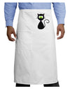 Black Cat Halloween Adult Bistro Apron-Bistro Apron-TooLoud-White-One-Size-Adult-Davson Sales