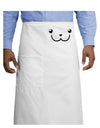 Kyu-T Face - Dewy the Dugong Adult Bistro Apron-Bistro Apron-TooLoud-White-One-Size-Adult-Davson Sales