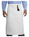 Delaware - United States Shape Adult Bistro Apron by TooLoud-Bistro Apron-TooLoud-White-One-Size-Adult-Davson Sales