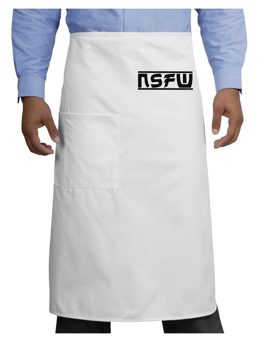 NSFW Not Safe For Work Adult Bistro Apron by TooLoud-Bistro Apron-TooLoud-White-One-Size-Adult-Davson Sales