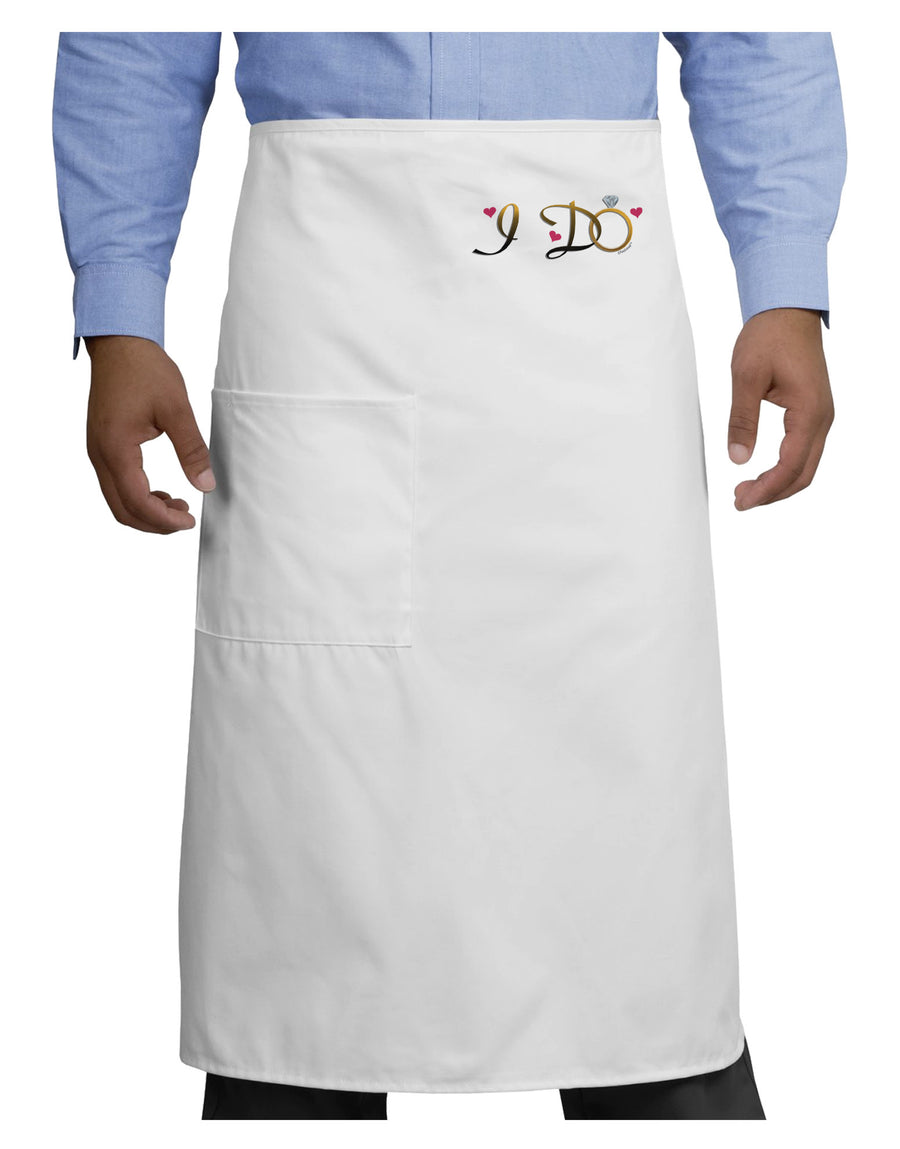 I Do - Bride Adult Bistro Apron-Bistro Apron-TooLoud-White-One-Size-Adult-Davson Sales