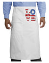 American Love Design - Distressed Adult Bistro Apron by TooLoud-Bistro Apron-TooLoud-White-One-Size-Adult-Davson Sales