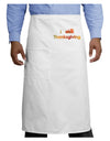 I Heart Thanksgiving Pumpkin Pie Adult Bistro Apron-Bistro Apron-TooLoud-White-One-Size-Adult-Davson Sales