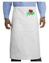 Holly Watercolor Adult Bistro Apron-Bistro Apron-TooLoud-White-One-Size-Adult-Davson Sales