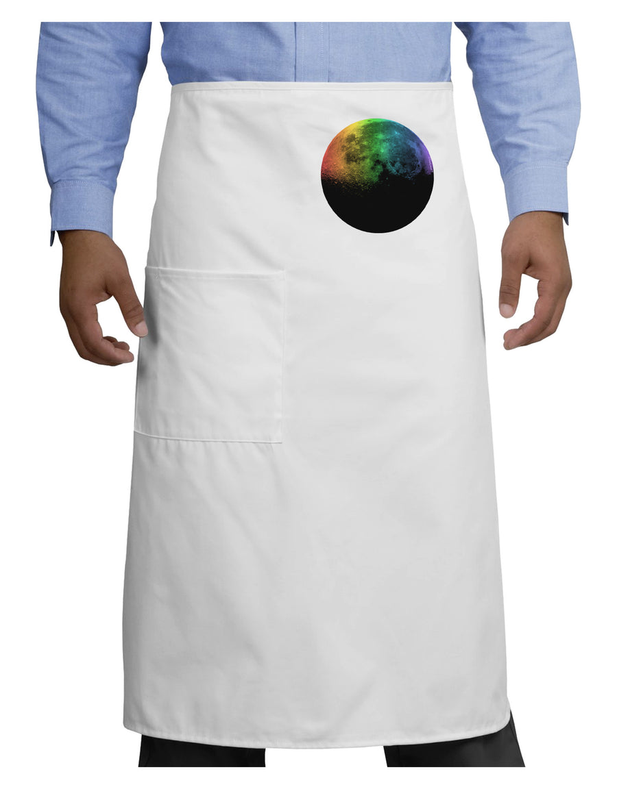 Rainbow Moon Adult Bistro Apron-Bistro Apron-TooLoud-White-One-Size-Adult-Davson Sales