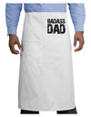 Badass Dad Adult Bistro Apron by TooLoud-Bib Apron-TooLoud-White-One-Size-Adult-Davson Sales