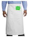 Rave Splatter Green Adult Bistro Apron-Bistro Apron-TooLoud-White-One-Size-Adult-Davson Sales