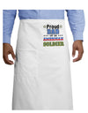 Proud Dad of an American Soldier Adult Bistro Apron-Bistro Apron-TooLoud-White-One-Size-Adult-Davson Sales