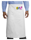 Real Life Peepers Adult Bistro Apron-Bistro Apron-TooLoud-White-One-Size-Adult-Davson Sales