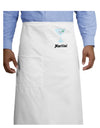 Cute Martini Text Adult Bistro Apron-Bistro Apron-TooLoud-White-One-Size-Adult-Davson Sales