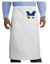Grunge Colorado Butterfly Flag Adult Bistro Apron-Bistro Apron-TooLoud-White-One-Size-Adult-Davson Sales