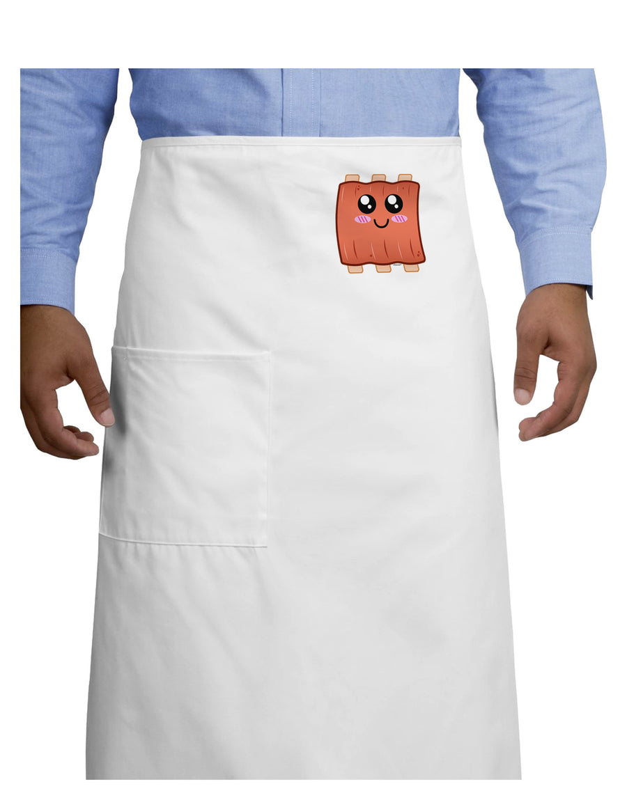 Cute Ribs Adult Bistro Apron-Bistro Apron-TooLoud-White-One-Size-Adult-Davson Sales