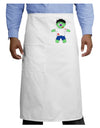 Zombie Boy Halloween Adult Bistro Apron-Bistro Apron-TooLoud-White-One-Size-Adult-Davson Sales