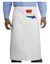 New Orleans Louisiana Flag Adult Bistro Apron-Bistro Apron-TooLoud-White-One-Size-Adult-Davson Sales