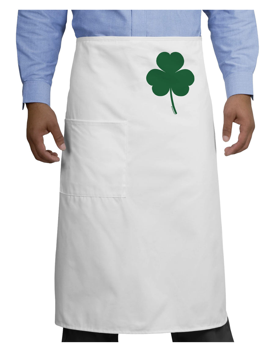 Traditional Irish Shamrock Adult Bistro Apron-Bistro Apron-TooLoud-White-One-Size-Adult-Davson Sales